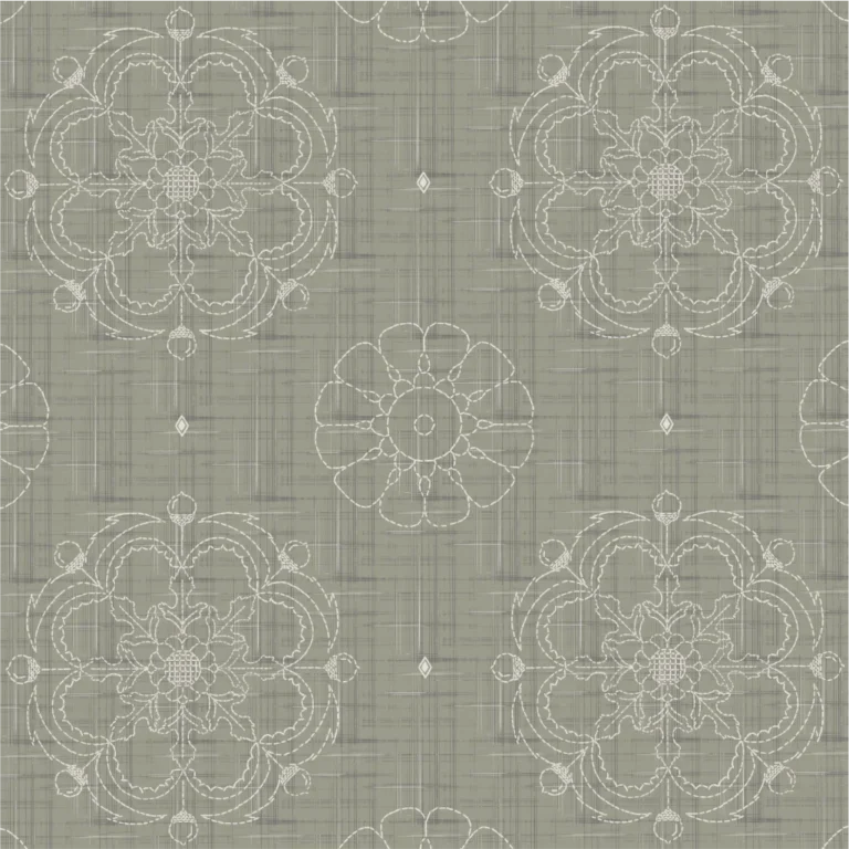 Stitched Medallion – Vintage Oxford Embroidery Pattern