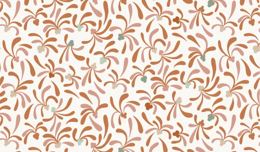 Eldy-Coordinating1_terracotta_Soft_Blossom_floral_pattern