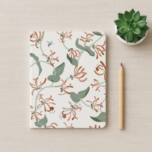 notebook met vetplantje